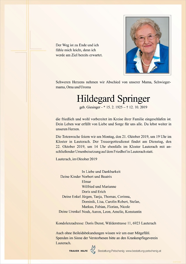 Hildegard Springer